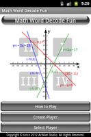 Math Word Decode Fun โปสเตอร์