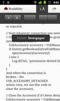 Readability Bookmarklet تصوير الشاشة 3