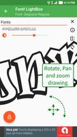 برنامه‌نما Font! Lightbox tracing app عکس از صفحه