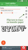 برنامه‌نما Font! Lightbox tracing app عکس از صفحه