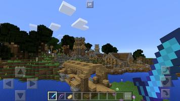 Medieval City MCPE map Affiche