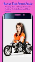 Racing Bike Photo Frame imagem de tela 2