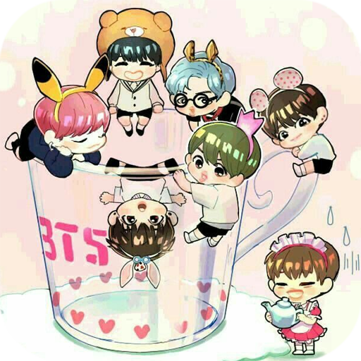 2048 BTS Chibi Version