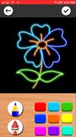 Learn How to Draw Glow Flower - Glow Flower Draw capture d'écran 2