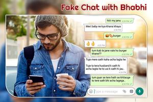 Fake Chat With Bhabhi : Whats Chat capture d'écran 1