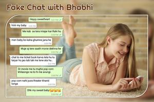 Fake Chat With Bhabhi : Whats Chat capture d'écran 2