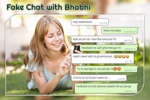 Fake Chat With Bhabhi : Whats Chat capture d'écran 3