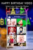 Birthday Video Maker capture d'écran 1