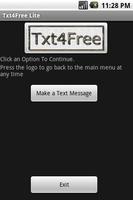 Txt4Free Lite poster