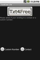 Txt4Free Lite স্ক্রিনশট 1