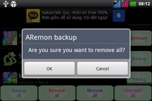 Aremon backup apk स्क्रीनशॉट 2