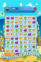 SEA ANIMAL MATCH 3 PUZZLE GAME स्क्रीनशॉट 1