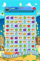 SEA ANIMAL MATCH 3 PUZZLE GAME captura de pantalla 1