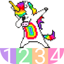 APK Unicorn Color By Number, Unicorns Coloring Pages