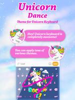 Unicorn Dance Free Keyboard Th poster