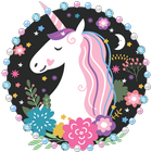 Unicorn Cartoon Theme ikon