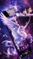 Unicorn Purple Dreamy Theme Cartaz