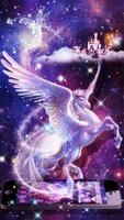 Unicorn Purple Dreamy Theme imagem de tela 2