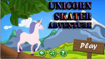 Unicorn Skater Adventure پوسٹر