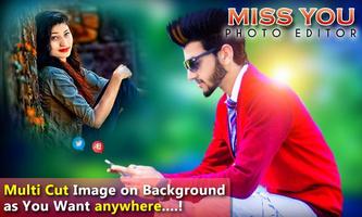 Miss You Photo Editor poster