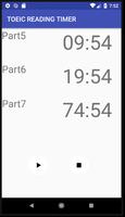 TOEICリーディング・タイマー Screenshot 1
