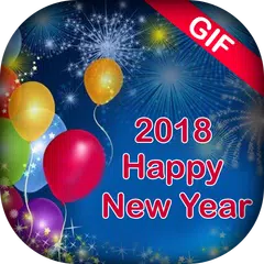 Happy New Year GIF 2018 - HNY GIF 2018 APK 下載