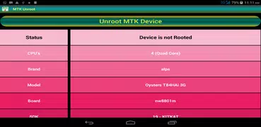 Unroot MTK Device