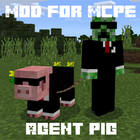 MOD for MCPE Agent Pig icône