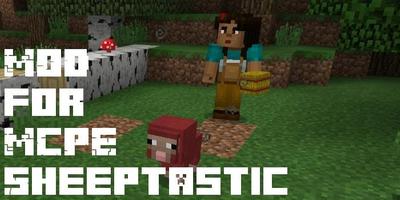 MOD for MCPE Sheeptastic Affiche