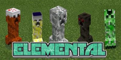 Elemental Creepers Mod постер