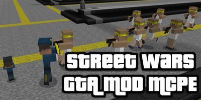 MOD for mcpe - GTA Street Wars poster