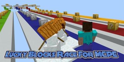 Lucky Blocks Race For MCPE Plakat