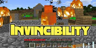 Invincibility MOD MCPE ポスター