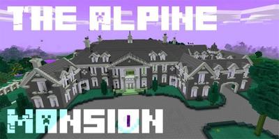 MAP MCPE The Alpine Mansion imagem de tela 1