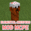 Elemental Creepers Mod MCPE