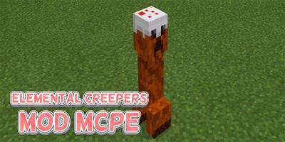 Elemental Creepers Mod MCPE Affiche