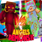 ikon Battle Angels vs Devils MOD MCPE