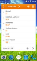 Simple Shopping List Widget স্ক্রিনশট 1
