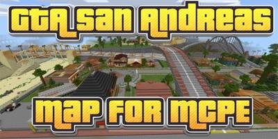 Map for MCPE - GTA San Andreas Affiche