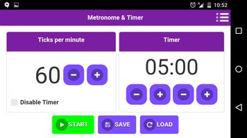Metronome & Timer capture d'écran 1