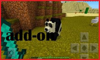 Pandas Add-on For Minecraft PE स्क्रीनशॉट 1