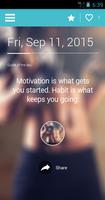 My Fitness Motivation ภาพหน้าจอ 1