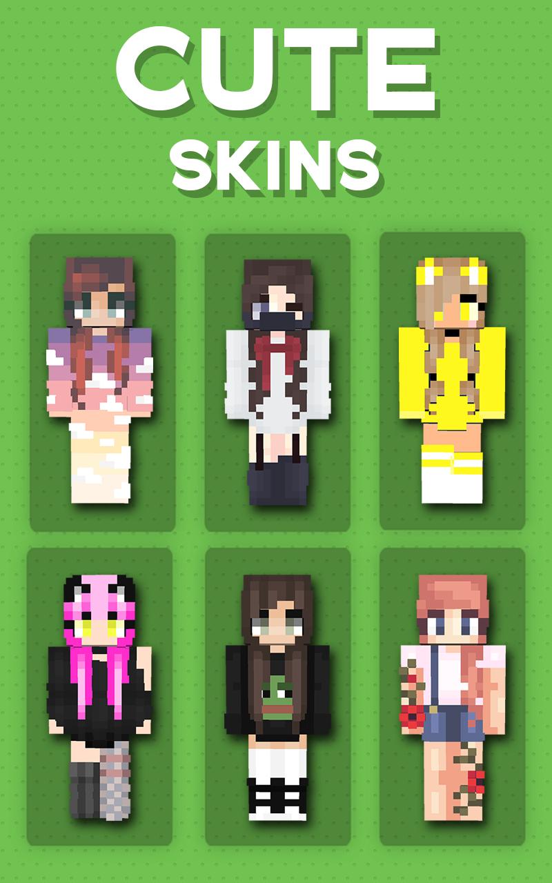Chicas lindas Skins para Minecraft for Android - APK Download