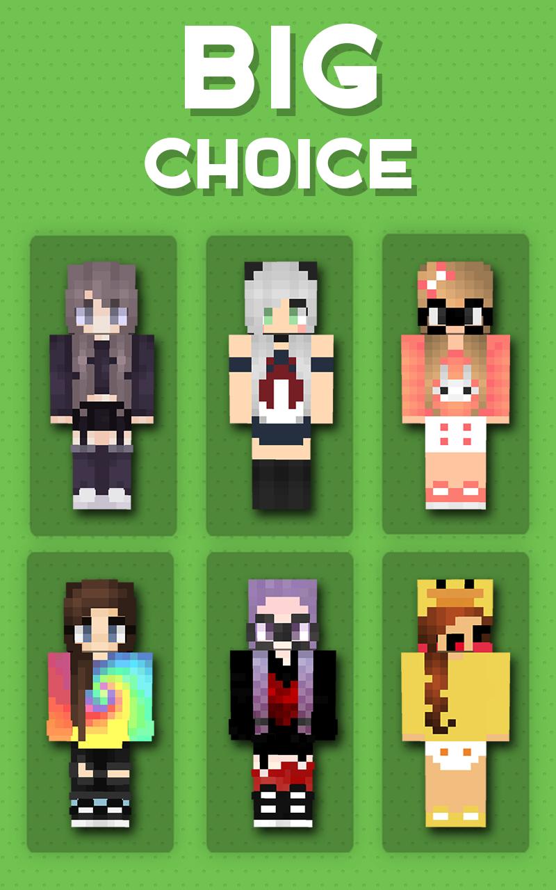 Chicas Lindas Skins Para Minecraft For Android Apk Download