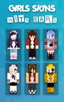 Girls Ears Skins for Minecraft Affiche