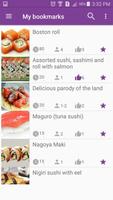 100+ Recipes Sushi and Rolls capture d'écran 1