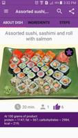 100+ Recipes Sushi and Rolls capture d'écran 3