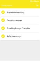 Best essay topics स्क्रीनशॉट 2