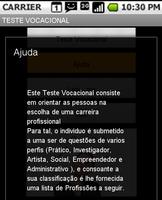 Teste Vocacional ภาพหน้าจอ 2