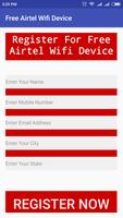 Free Airtel WiFi Device poster